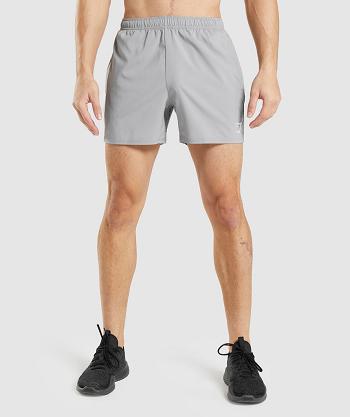 Pantalones Cortos Gymshark Arrival 5" Hombre Gris | CO 3769SGL